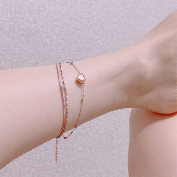 Your Love (Anklet) - Rose gold