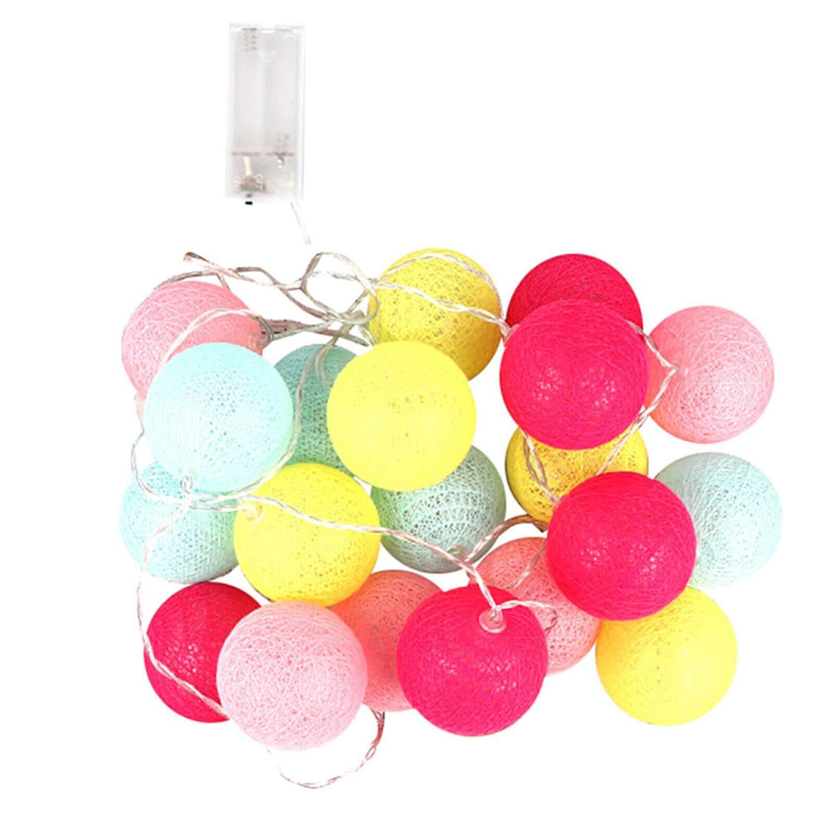 LED Cotton Ball String Light