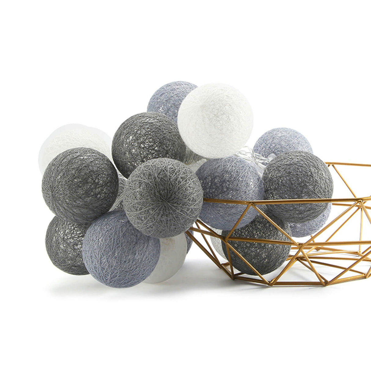 LED Cotton Ball String Light