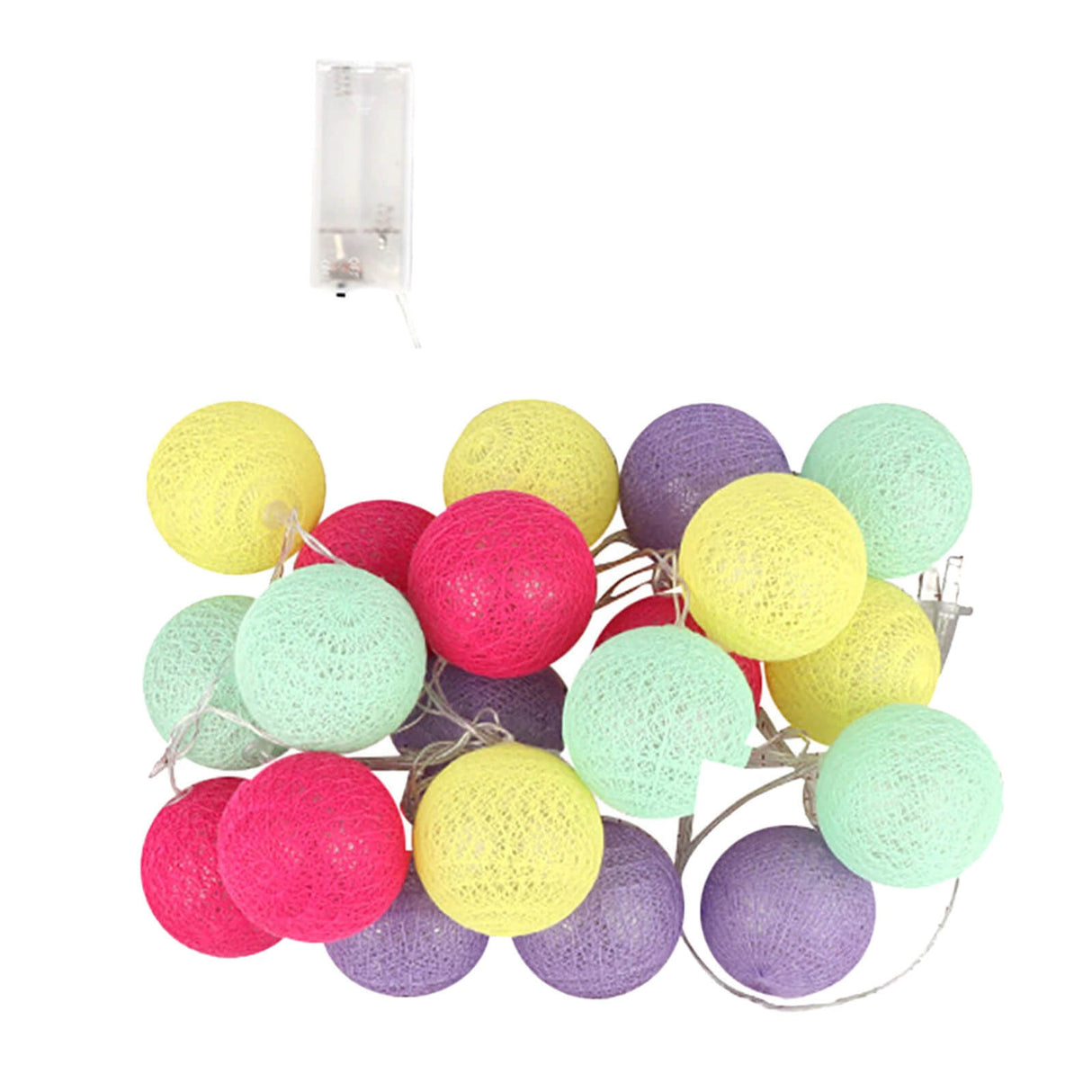 LED Cotton Ball String Light