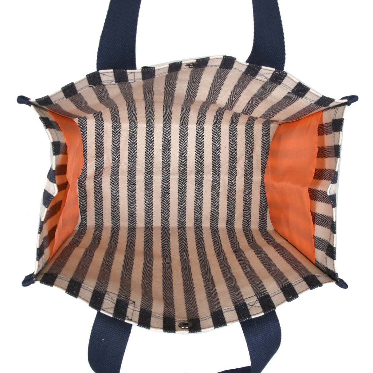 Summer Stripes Canvas Tote Bag - Stylish Women's Shopping Companion
