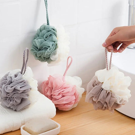 2 color spliced loofah