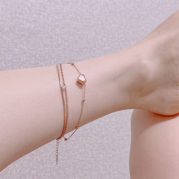 Sunshine (Anklet) - Rose gold