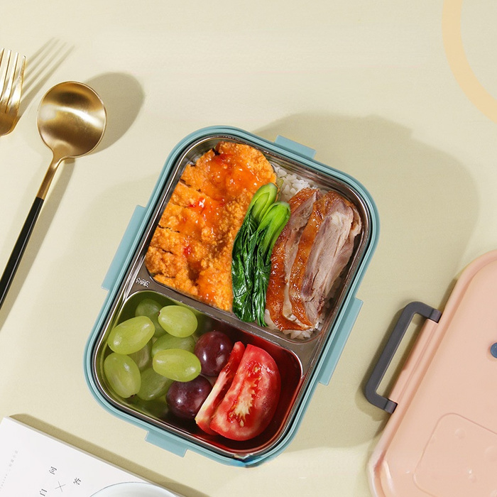 Portable cute kids lunch box