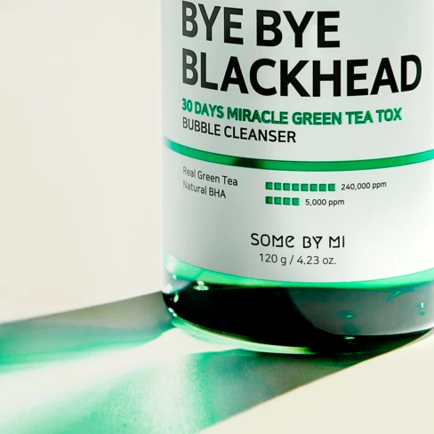 SOME BY MI - Bye Bye Blackhead 30 Days Miracle Green Teatox Bubble Cleanser