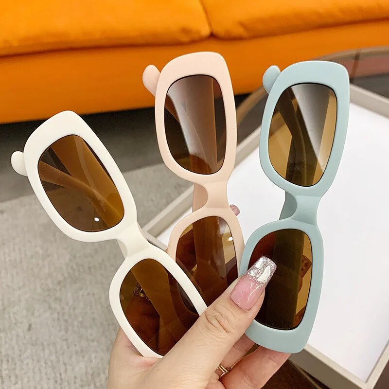 Unisex Rectangle Kids Sunglasses