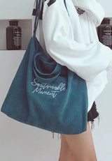 Korean Corduroy Totebag