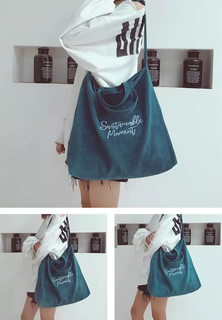 Korean Corduroy Totebag