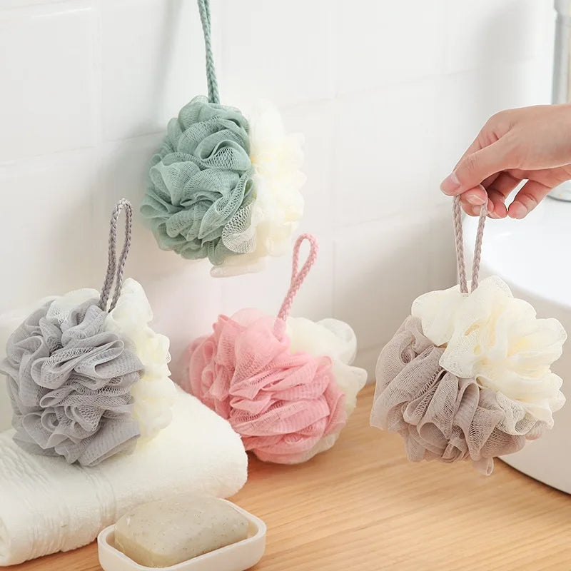 2 color spliced loofah