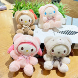 12cm Kawali Sanrio Hello Kitty Plush Keychain