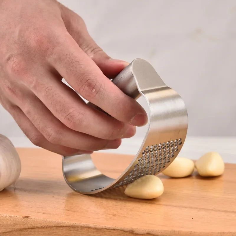 Stainless Steel Manual Garlic Press