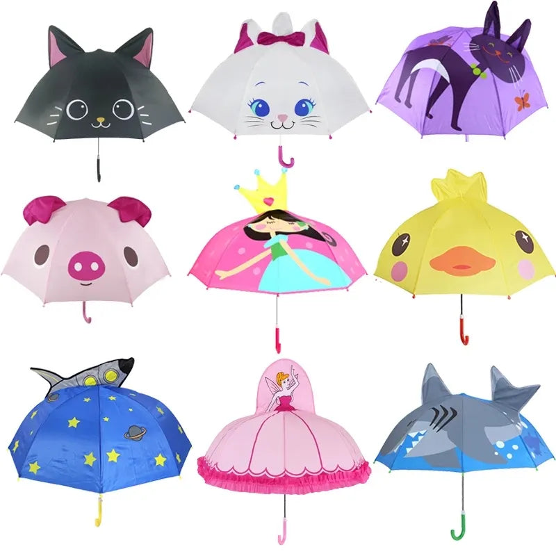 Cute Cartoon Children Umbrella