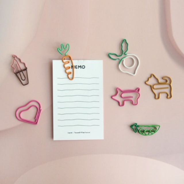 Cute design document clip