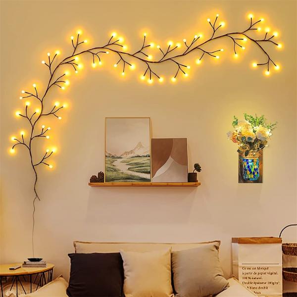 2.5M 60LED Vine for Room Decor Light