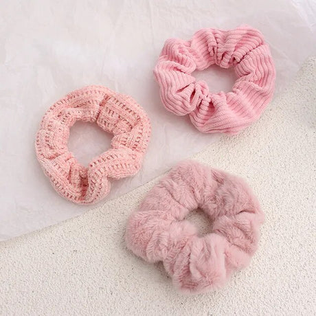 3pc/Set Elastic Hair Bands Scrunchies