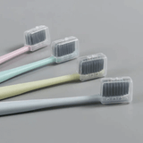 4 in 1 Soft Slim Bamboo Charcoal Travel Toothbrush