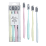 4 in 1 Soft Slim Bamboo Charcoal Travel Toothbrush