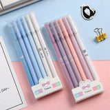 6pcs set Morandi Black Ink Gel Pen