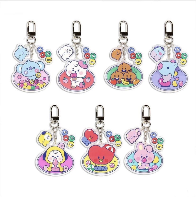 BT21 Jelly Keychain