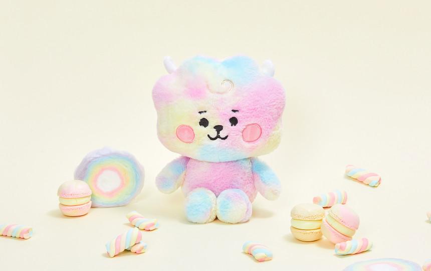 BT21 - BT21 chimmy cooky rj ベビーコットンキャンディぬいぐるみ BT21 - BT21 chimmy cooky rj ベビーコットンキャンディ