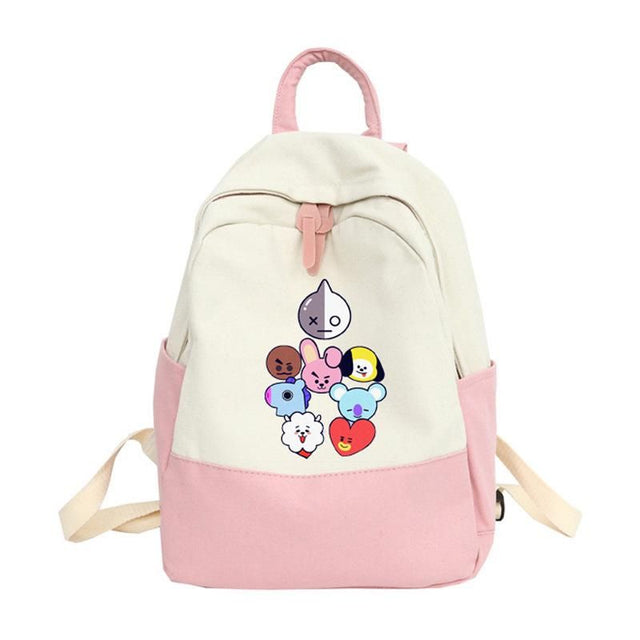BT21 Backpack Canvas – KOJA INDIA - Main Image