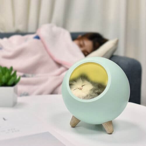 LED Cat House Night Lamp for Bedroom