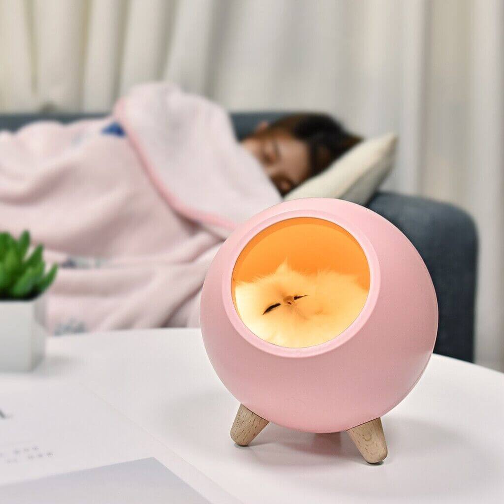 LED Cat House Night Lamp for Bedroom