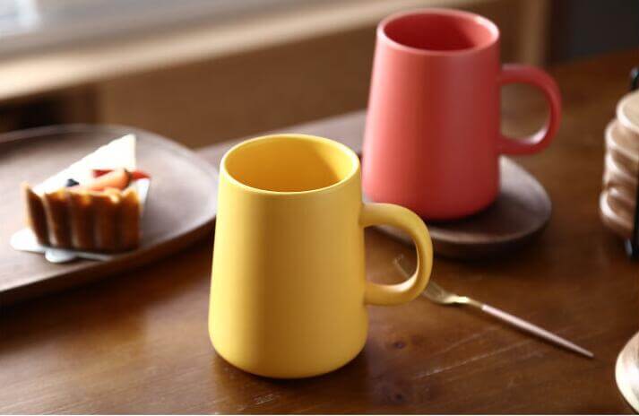 Plain Matte Ceramic Coffee Mug