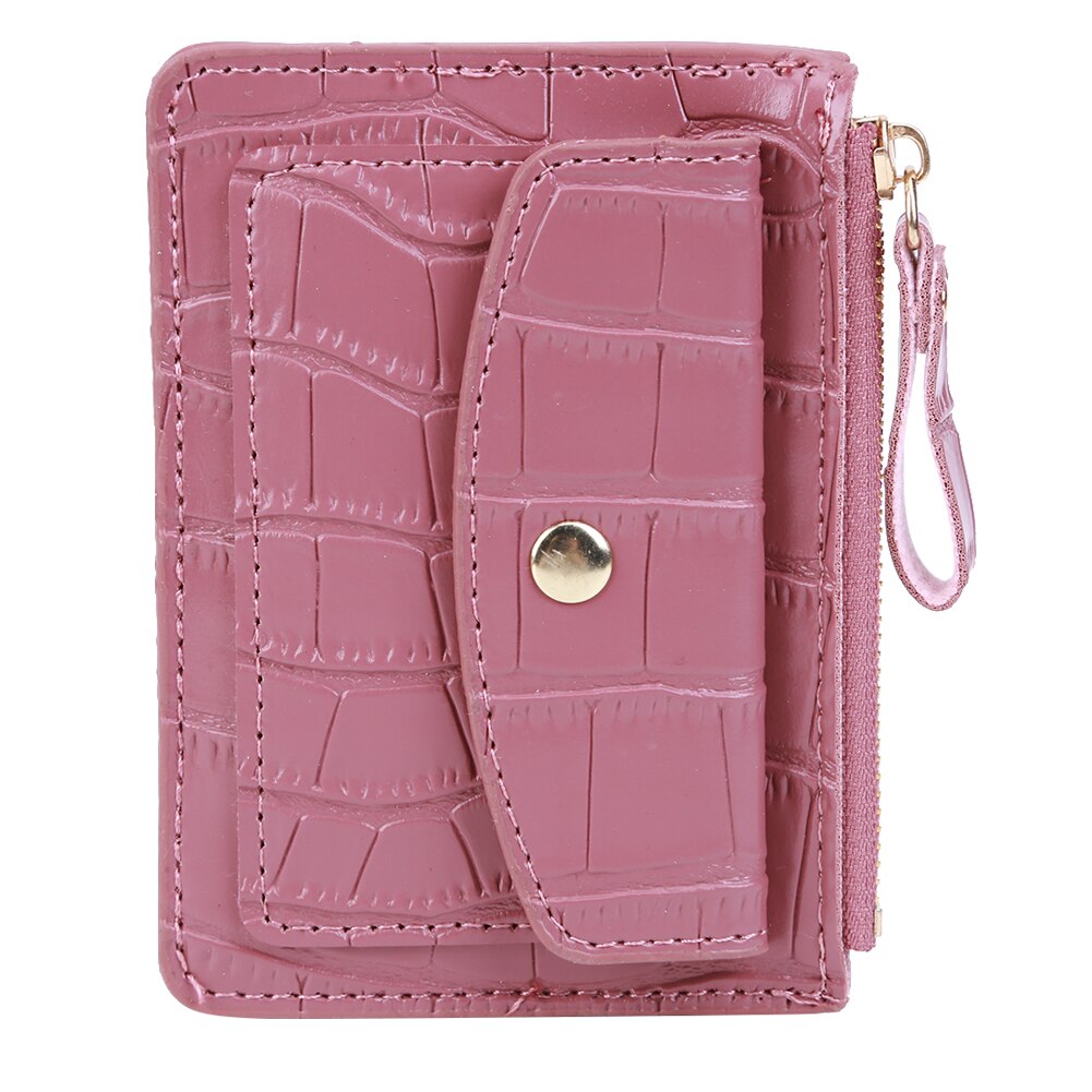 Croc Embossed Women Short Wallet