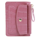 Croc Embossed Women Short Wallet