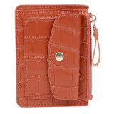 Croc Embossed Women Short Wallet