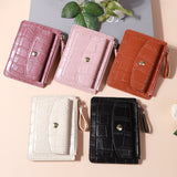 Croc Embossed Women Short Wallet