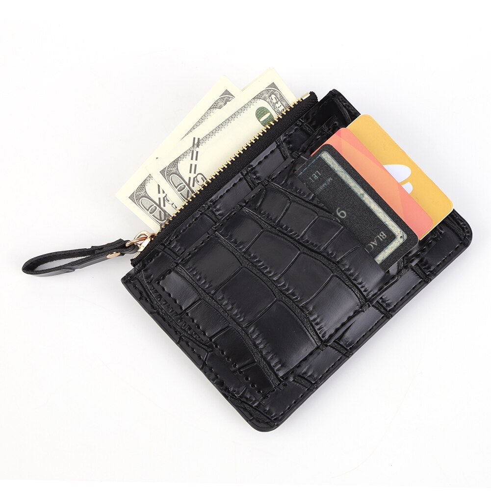 Croc Embossed Women Short Wallet