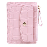 Croc Embossed Women Short Wallet