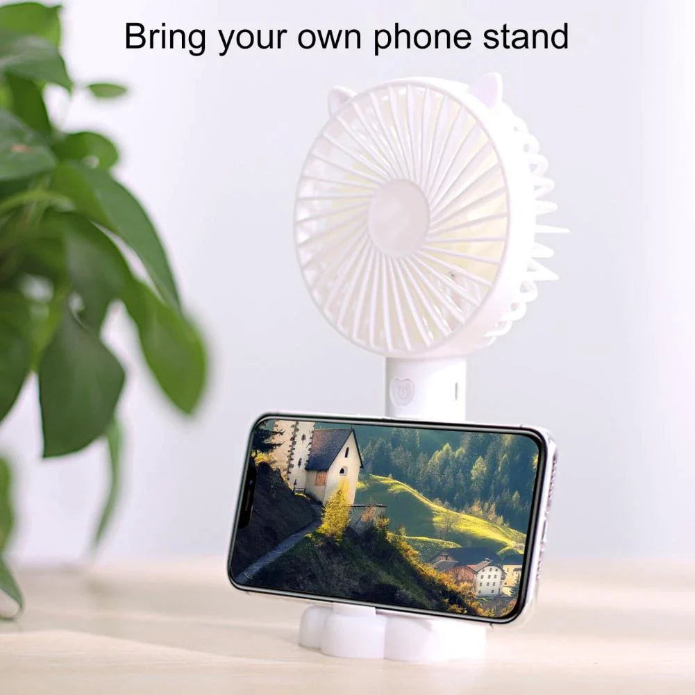 Cute Mini Portable Table Fan