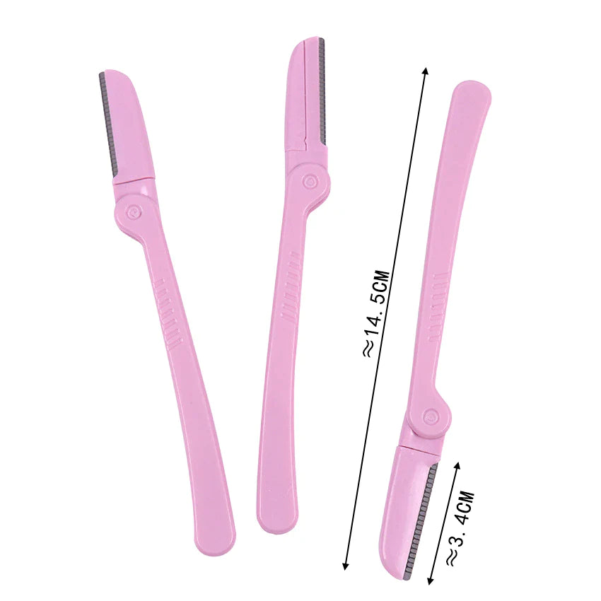 3pcs Eyebrow razor kit