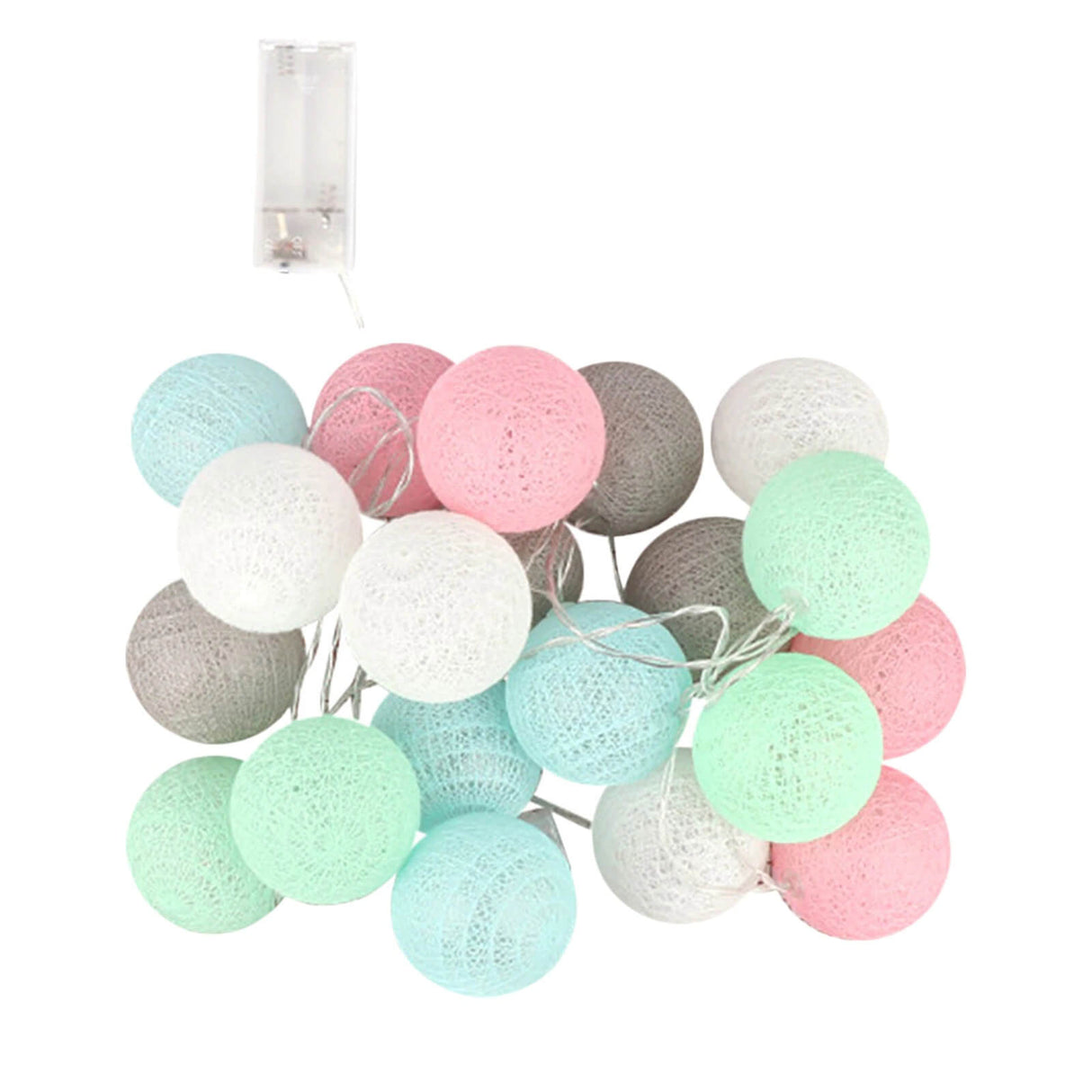 LED Cotton Ball String Light