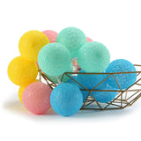 LED Cotton Ball String Light