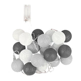 LED Cotton Ball String Light