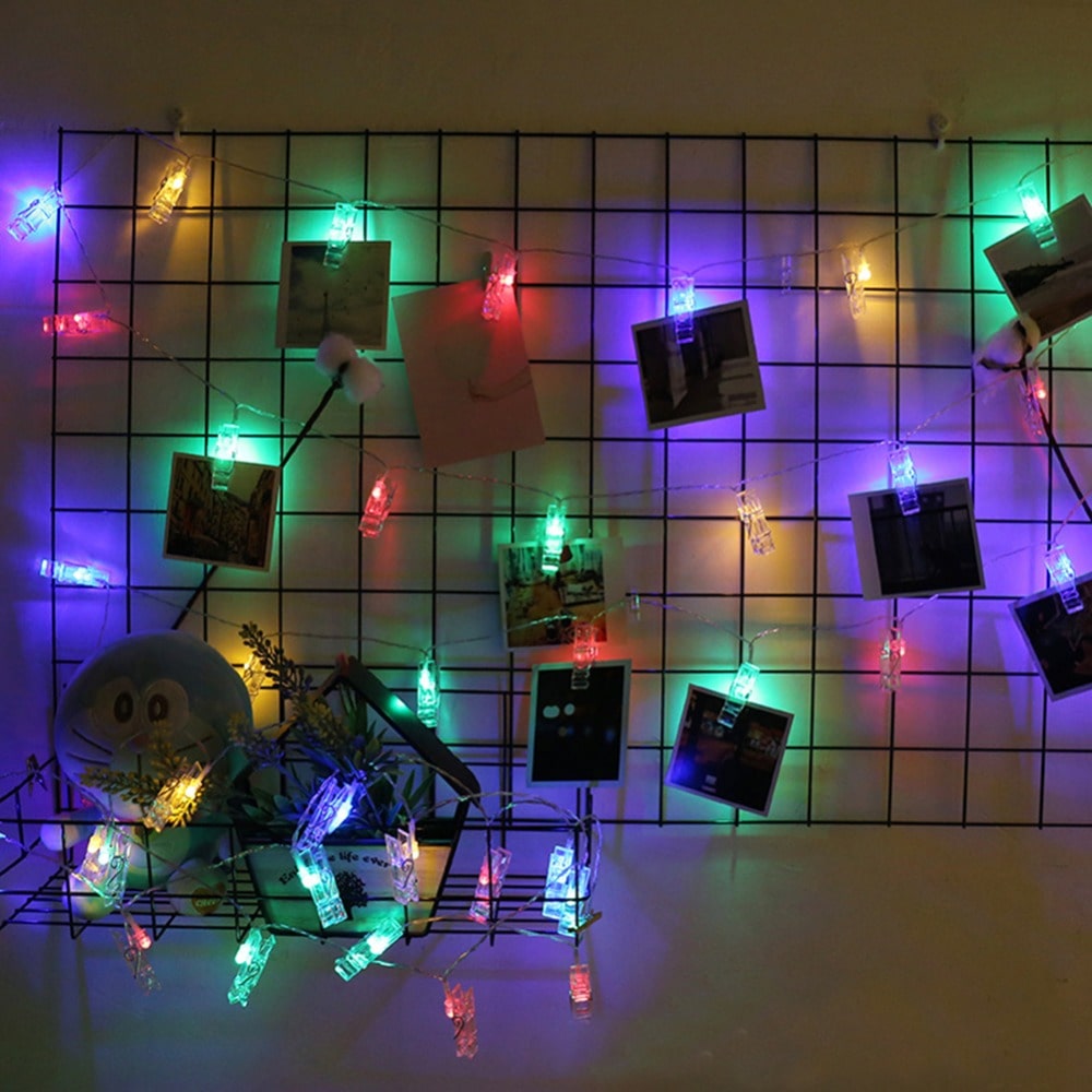 Led Photo Clips String Lights