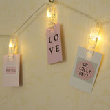 Led Photo Clips String Lights