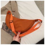 Minimalist Dumpling Messenger Bag