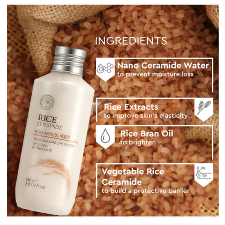 The Face Shop Rice & Ceramide Moisturizing Emulsion (150ml)