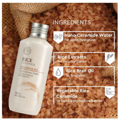The Face Shop Rice & Ceramide Moisturizing Toner (150ml)