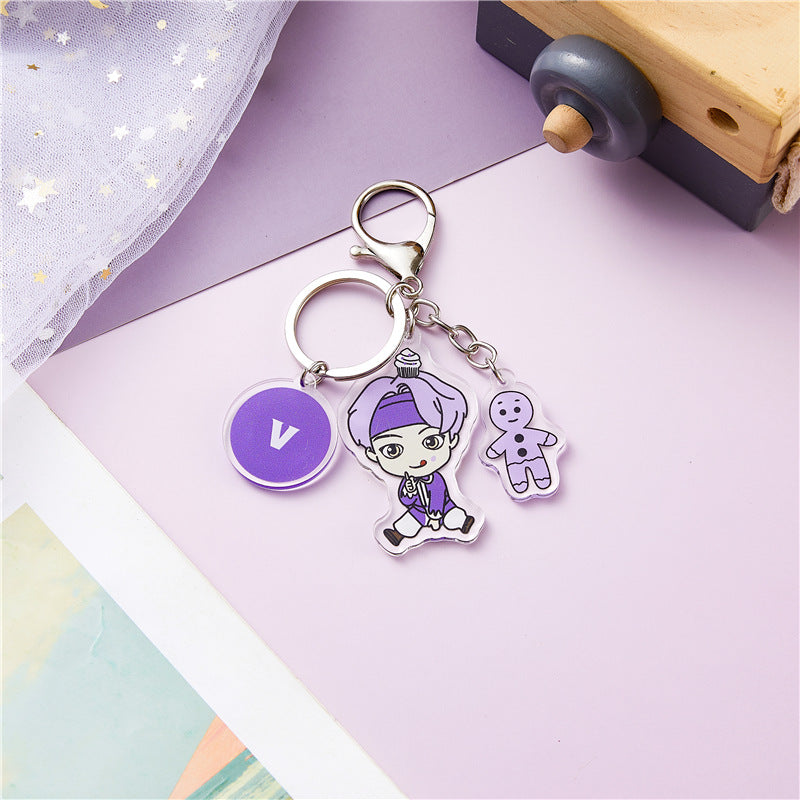 BTS Keychain - I Purple U Tinytan Keychain – KOJA INDIA