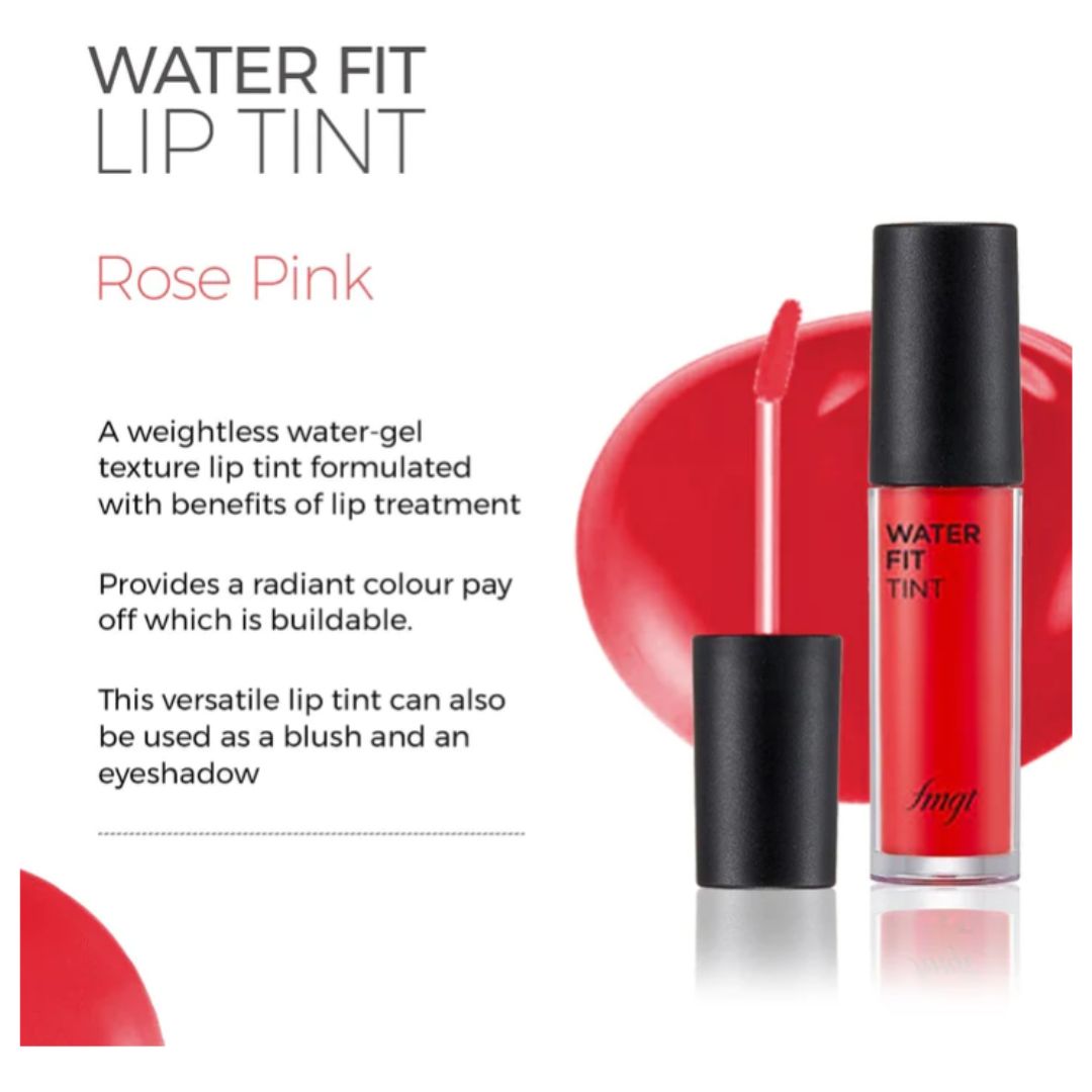 THE FACE SHOP Water Fit Lip Tint - Rose Pink