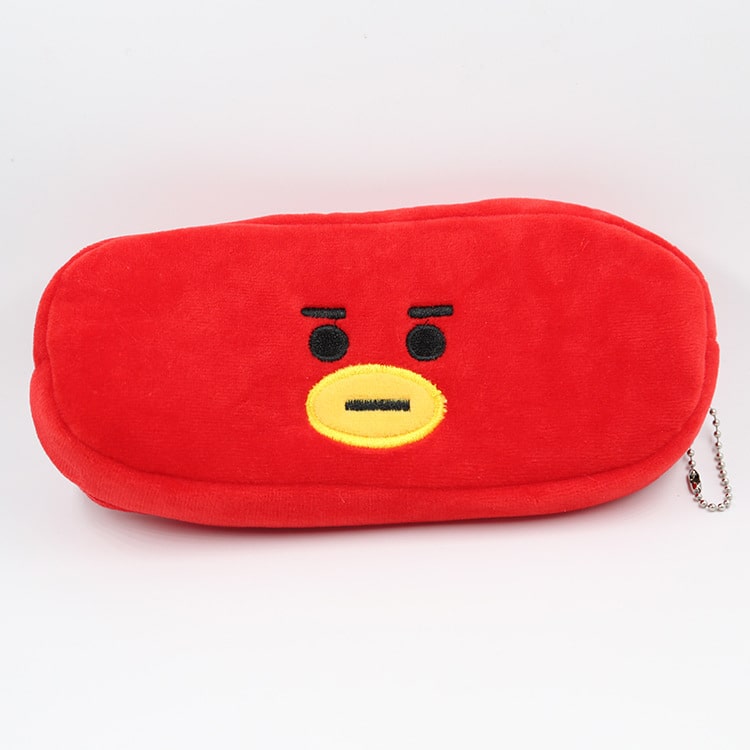 BT21 Fuzzy Pencil Case