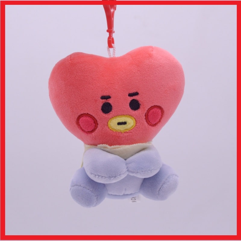 BT21 Keychain BTS BT21 Sitting Doll Keychain – KOJA INDIA