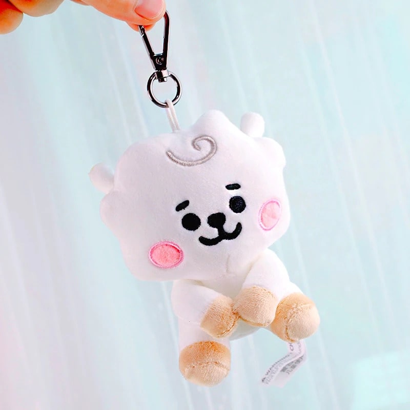 BT21 Keychain - BTS BT21 Sitting Doll Keychain – KOJA INDIA