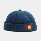 Vintage Cordruoy Dockers Hat | Unisex sailor cap